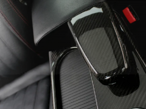 Mercedes Benz SLK Armrest Cover - Carbon Fiber - R172